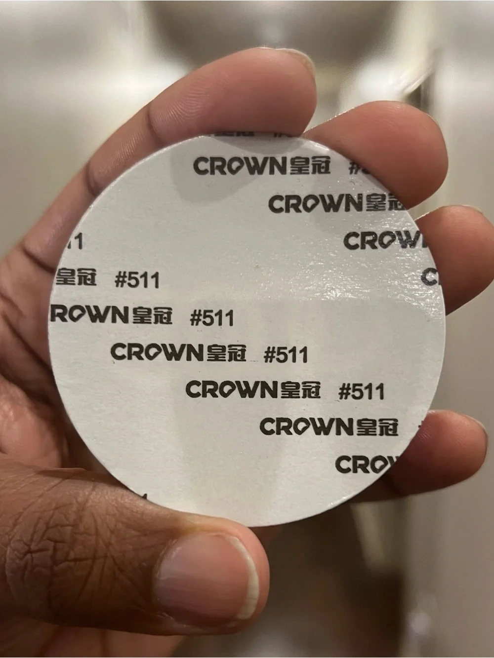 AUDI Black & Chrome Adhesive Center Caps - (4)